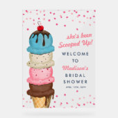 Zomer Ijs Moderne Waterverf Bruidsdouche Acryl Bord (Voorkant)