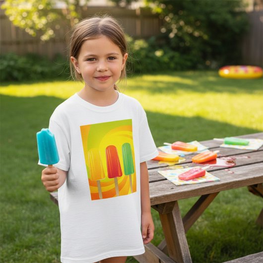 Zomer Ijslolly Trio Felicitatie Ijslolly's T-shirt