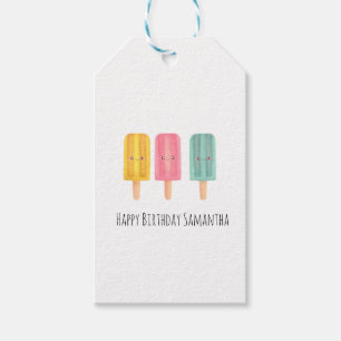 Zomer Ijslolly's Cadeaulabel