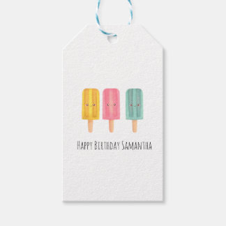 Zomer Ijslolly's Cadeaulabel