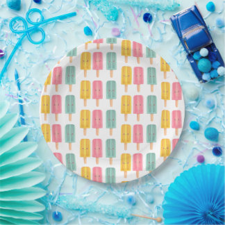 Zomer IJslolly's Papieren Bordje