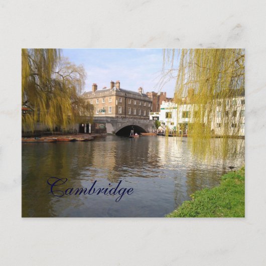 Zomer in Cambridge Briefkaart (Voorkant)