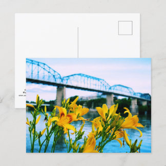 Zomer in Chattanooga, TN - Walnut Street Bridge Briefkaart