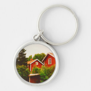 Zomer in Dalarna Sleutelhanger