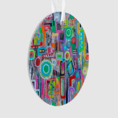 Zomer in de stad Acryl Ornament (voorkant)