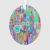 Zomer in de stad Acryl Ornament (voorkant)