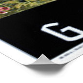  zomer in Duitsland reisaffiche Poster (Hoek)