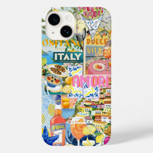 Zomer in ITALIE, Fruitige Europese Zomer Case-Mate iPhone 14 Hoesje