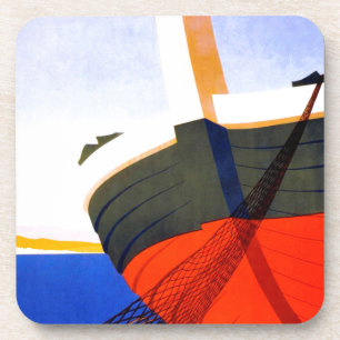 Zomer in Italië Vintage Travel Bier Onderzetter