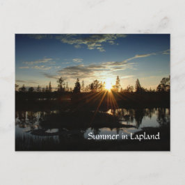 Zomer in Lapland - Briefkaart