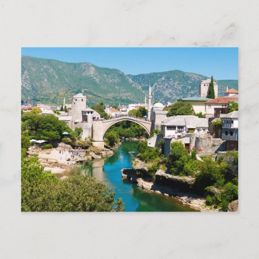 Zomer in Mostar Briefkaart (Voorkant)