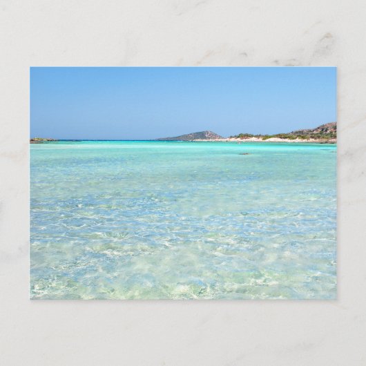 Zomer in Paradise Briefkaart (Voorkant)