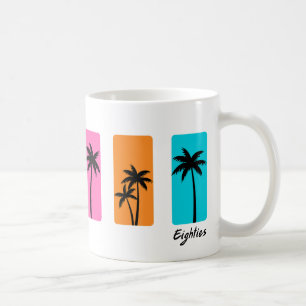 Zomer jaren 1980 Palm Tree Vibes Koffiemok