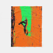 Zomer Jetting - Jet Ski Plezier Fleece Deken (Voorkant)