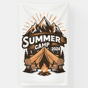 Zomer Kamp 2024 Zomer Kamperen Vakantie Matching Spandoek