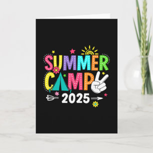 Zomer Kamp 2025 Kamperen Kampvuur Zomer Vakantie  Kaart