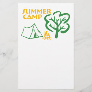 Zomer kamp flyer