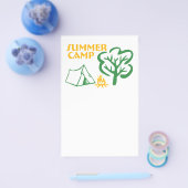 Zomer kamp flyer (Enkel)