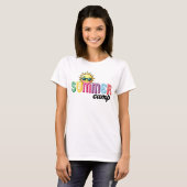 Zomer kamp t-shirt (Voorkant volledig)