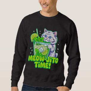 Zomer Kat Meow-jito - Grappige Tropische Kitten Mo Trui