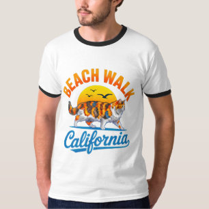 Zomer Kat Strand Wandel - Calico Liefhebber Cadeau T-shirt
