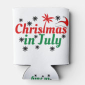 Zomer kerst in juli blikjeskoeler (Achterkant)