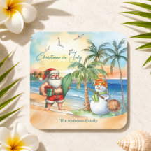 Zomer Kerstman & Sneeuwman Kerstmis in juli 