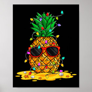 Zomer Kerstmis In Juli Ne Zonnebril Santa Hoed Lic Poster