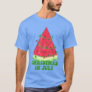 Zomer Kerstmis Juli In Kerstmis In Juli Meloen r T-shirt