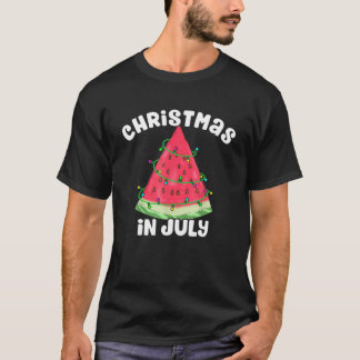 Zomer Kerstmis juli met Kerstmis in juli Christm T-shirt