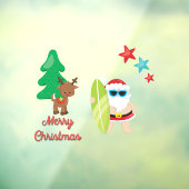 Zomer Kerstmis vakantie Raamsticker (Vel 3)