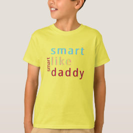 Zomer Kinder Smart Zoals papa Peuter T-shirt