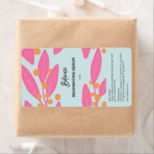 Zomer Kleurrijke Blad Serum Druppelfles Labels (Insitu)