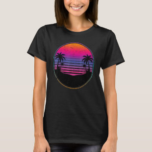 Zomer Koele Vakantie Kokospalm Bomen T-shirt