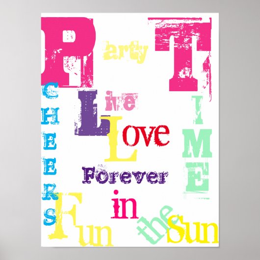 Zomer Kunst Poster (Voorkant)