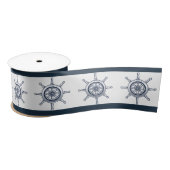 Zomer Kust Blauw Strand Boot Schip Helm Nautical Lint (Spoel)