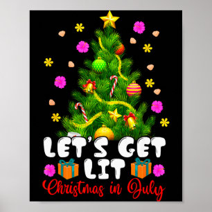 Zomer Laat Ons Licht Kerstmis In Juli Trocal Chris Poster