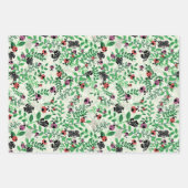 Zomer - Lady Bugs, Vlinders en Bladeren Inpakpapier Vel (Voorkant)