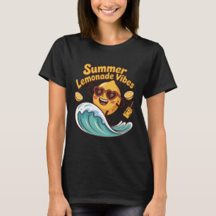 Zomer Lemonade Sfeer Surfen Citroen Golf T-shirt