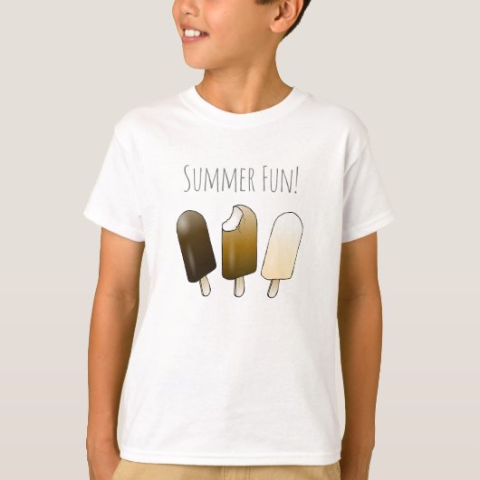 Zomer Leuke Verjaardag T-shirt (Voorkant)
