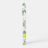 Zomer limonade Botanische Gele Citroenen Monogram iPhone Hoesje (Linkerkant)