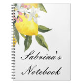 Zomer limoncello bruidsshower notitieboek (Voorkant)