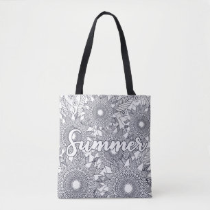 Zomer Mandala's Kleuren Plezier Draagtas