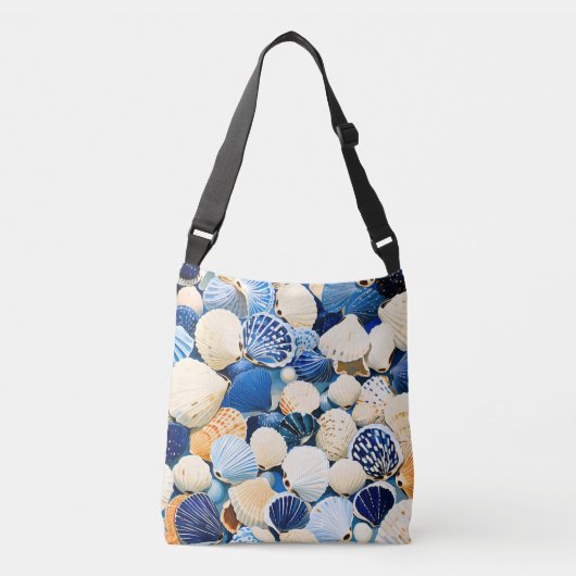 Zomer Marine Seashells Crossbody Tas (Voorkant)