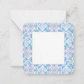 Zomer, Mediterraans, Amalfi stijl, Notitiekaartje (Achterkant)