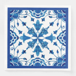 Zomer-mediterrane tegel servet