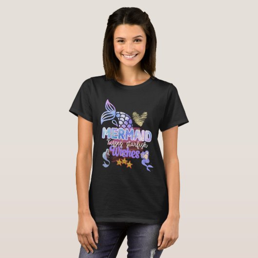 Zomer Meermin Waterval T-shirt (Voorkant volledig)