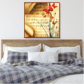 Zomer Melodie Verpakt Canvas Print (Insitu (Slaapkamer))