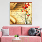 Zomer Melodie Verpakt Canvas Print (Insitu (Woonkamer))