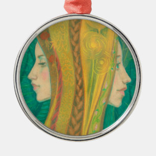 zomer metalen ornament